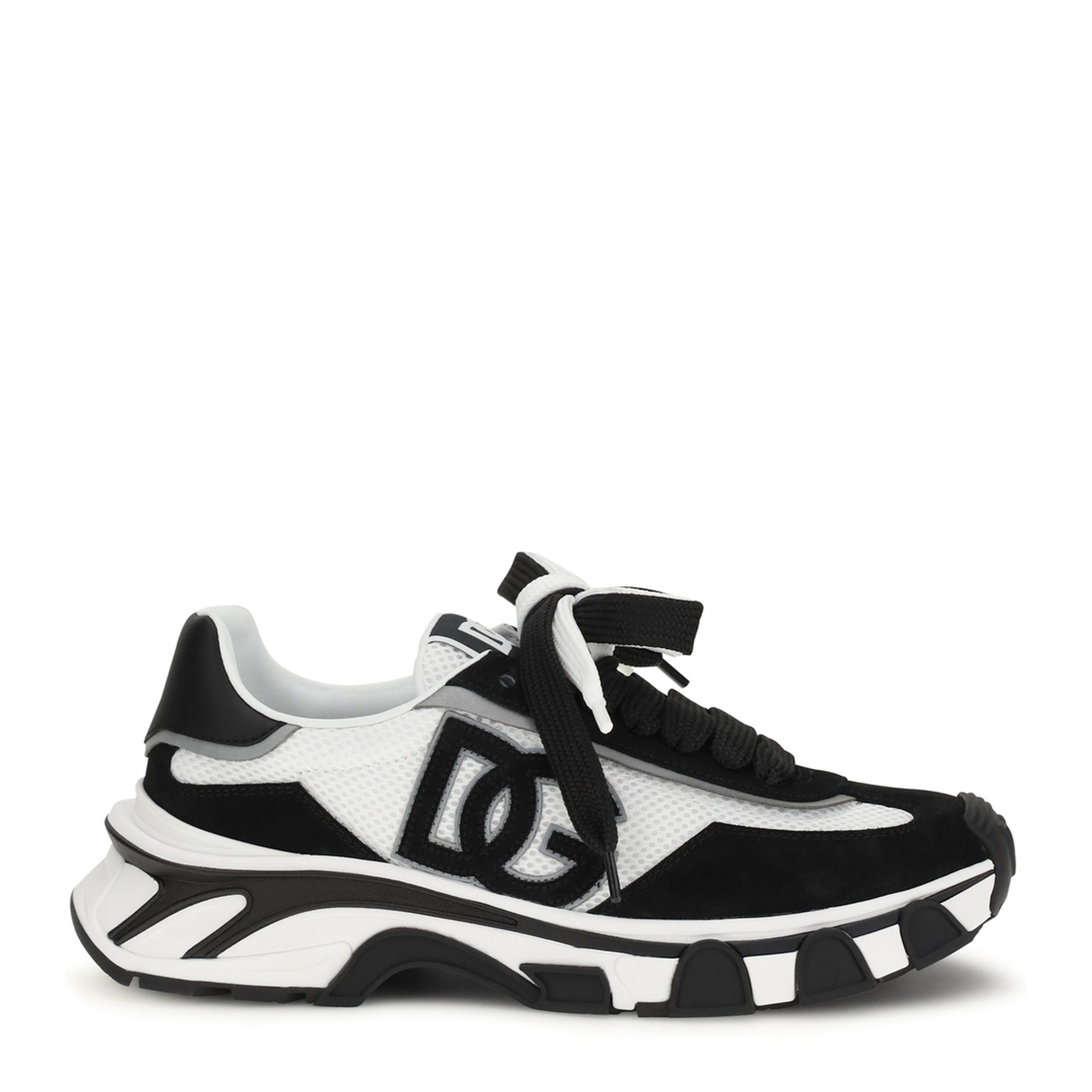 MAYFEYR - Dolce & Gabbana - Leather And Mesh Sneakers - CS2403A0208