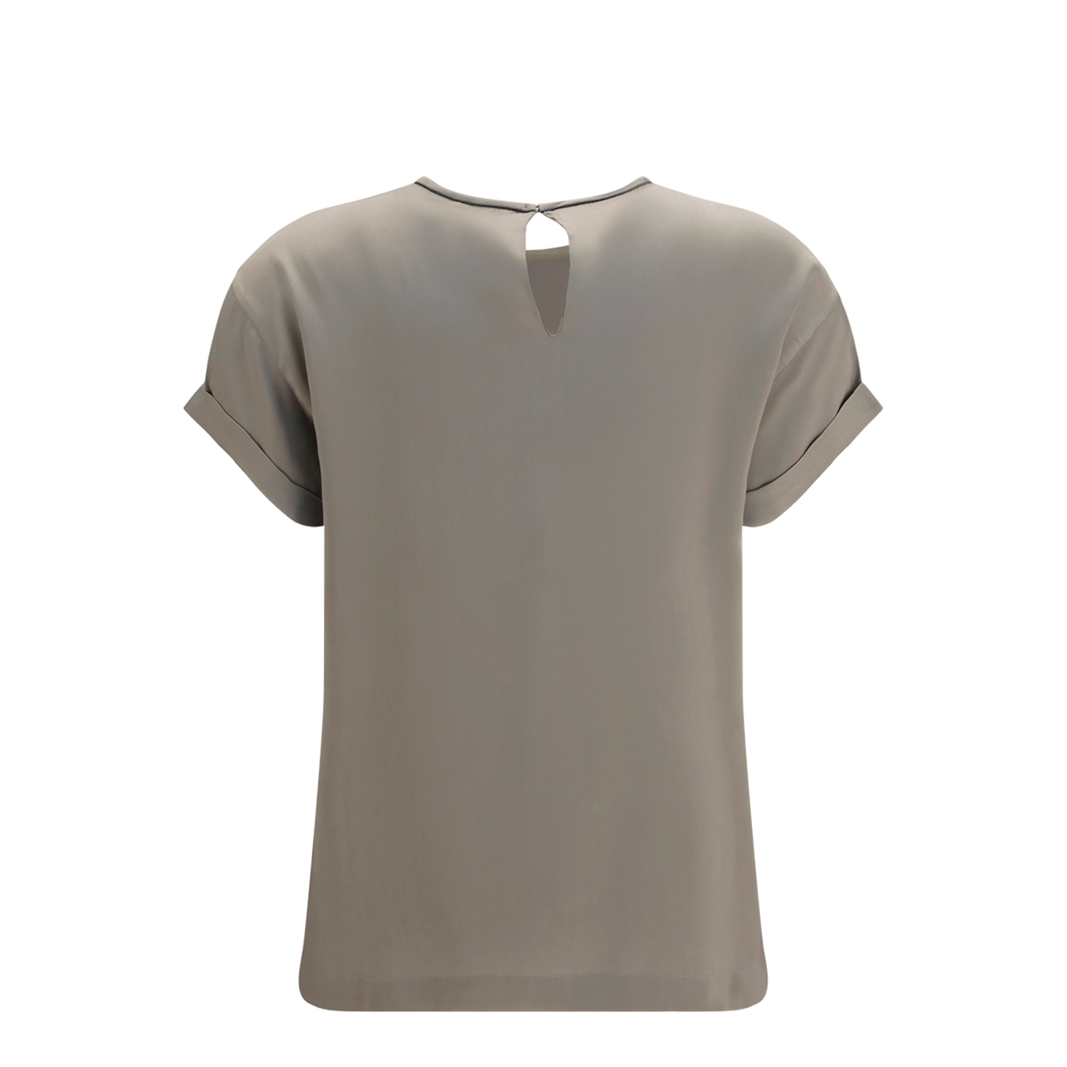 MAYFEYR - Brunello Cucinelli - Silk Blouse With Monili Chain - M0C59DE310