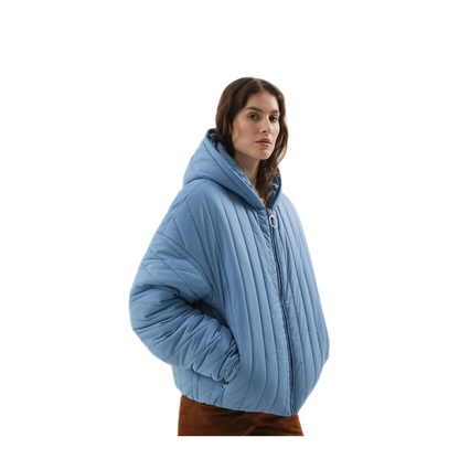 MAYFEYR - 1989 STUDIO - Light Blue Quilted Down Jacket - F04WBD003FAB0016100
