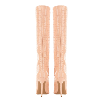MAYFEYR - Paris Texas - Leather Boot - PX672XCOGLPINK