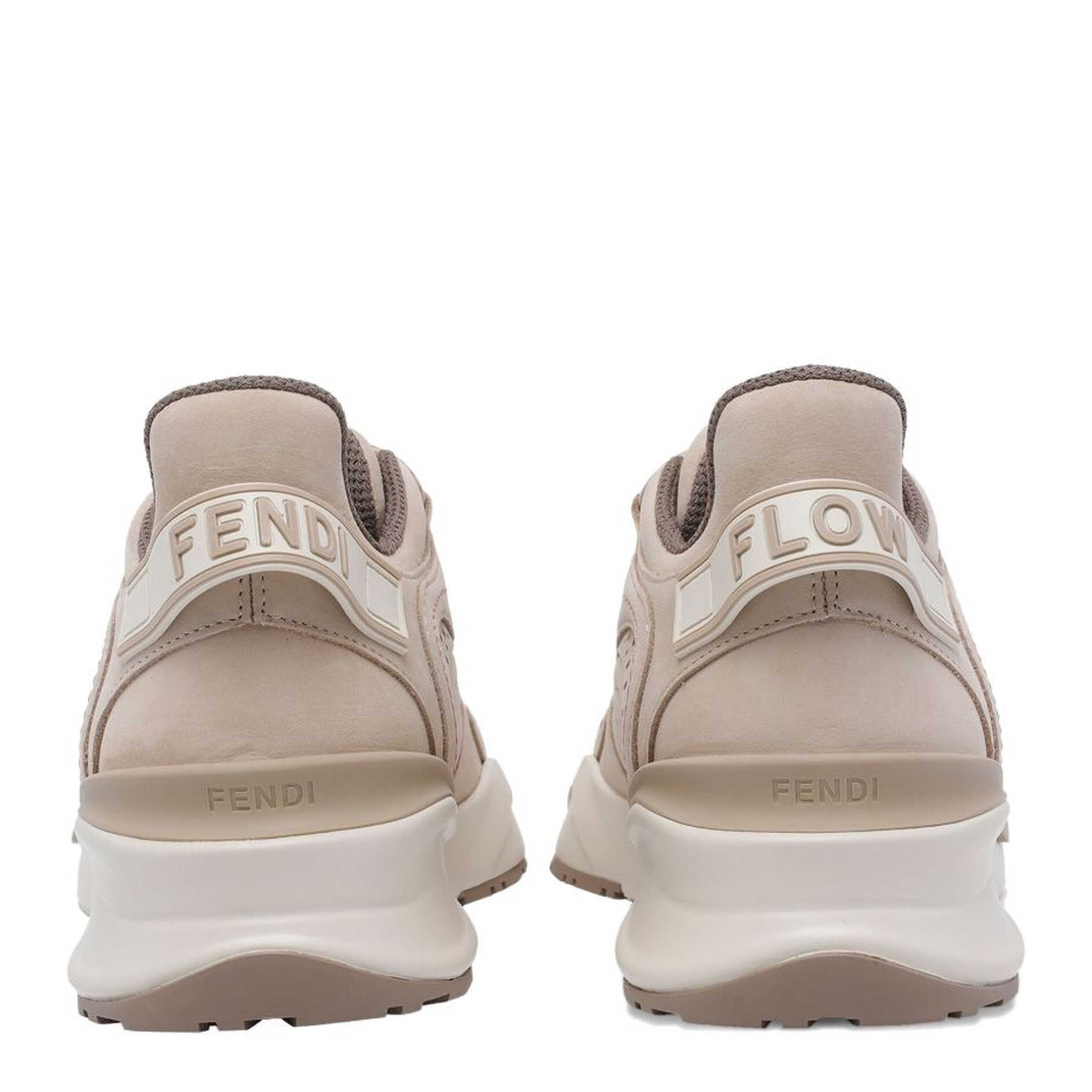 Flow Sneakers with Embossed Logo on the Side