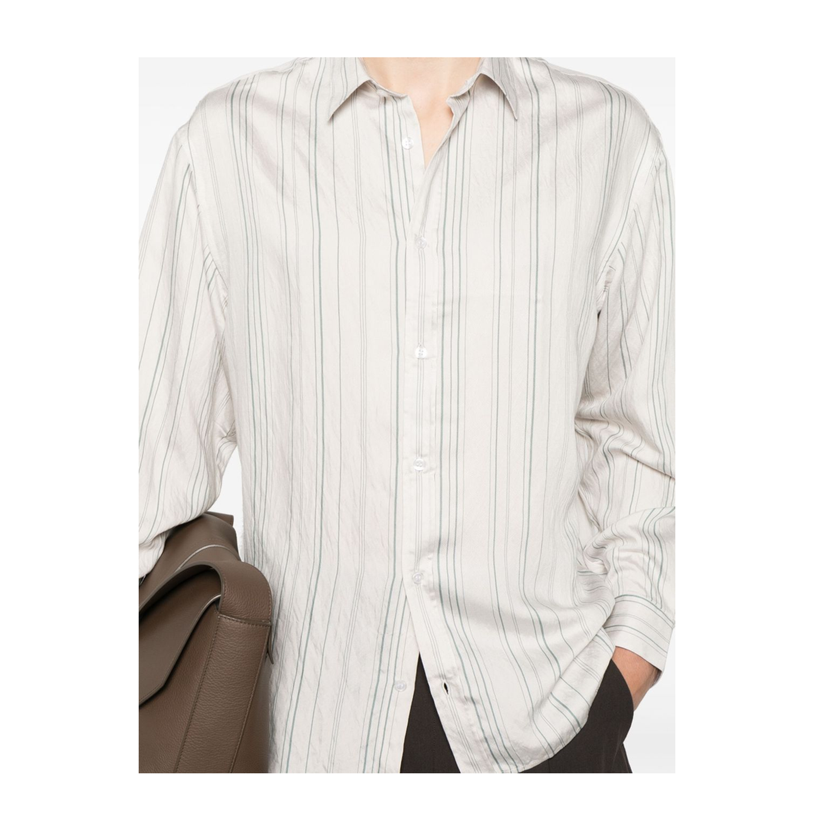 Grey Striped Shirt