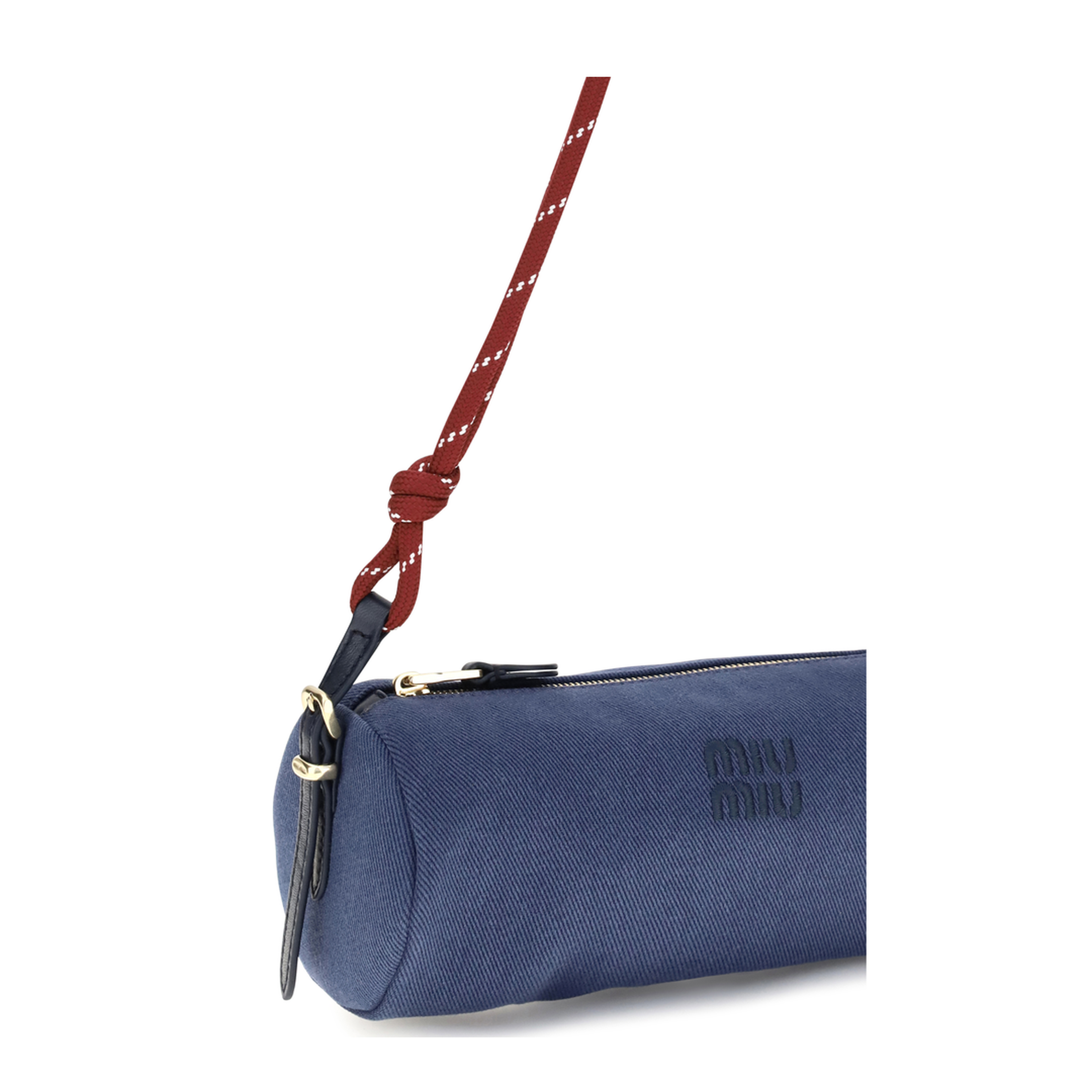 MAYFEYR - Miu Miu - Embroidered Logo Shoulder Bag - 5NE8532IA7