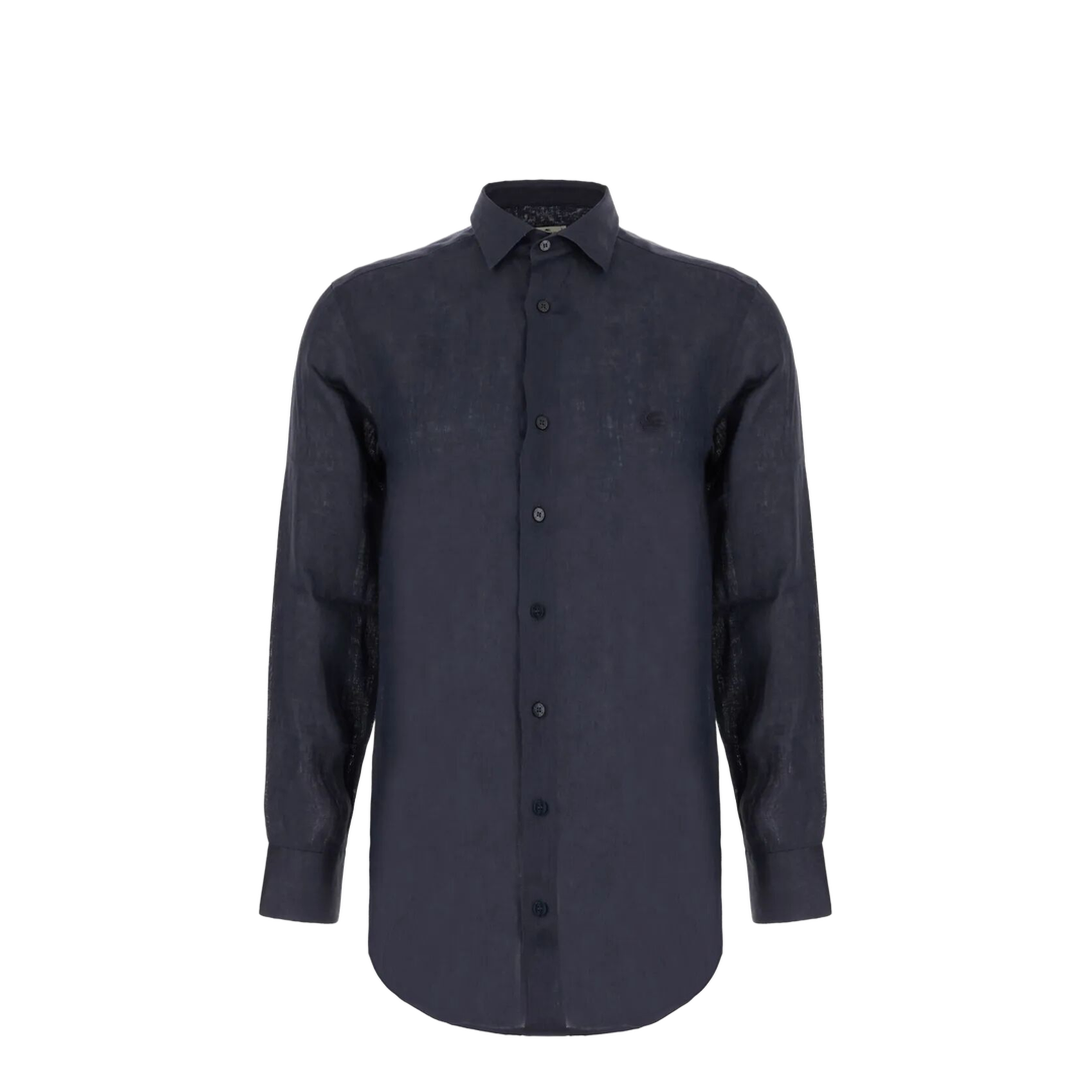 MAYFEYR - Etro - Linen Shirt With Pegaso Embroidery - MRIB000299TU3F3