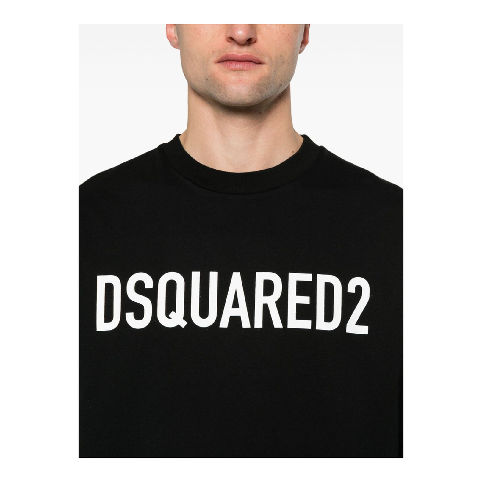 Logo Print T-Shirt - Black