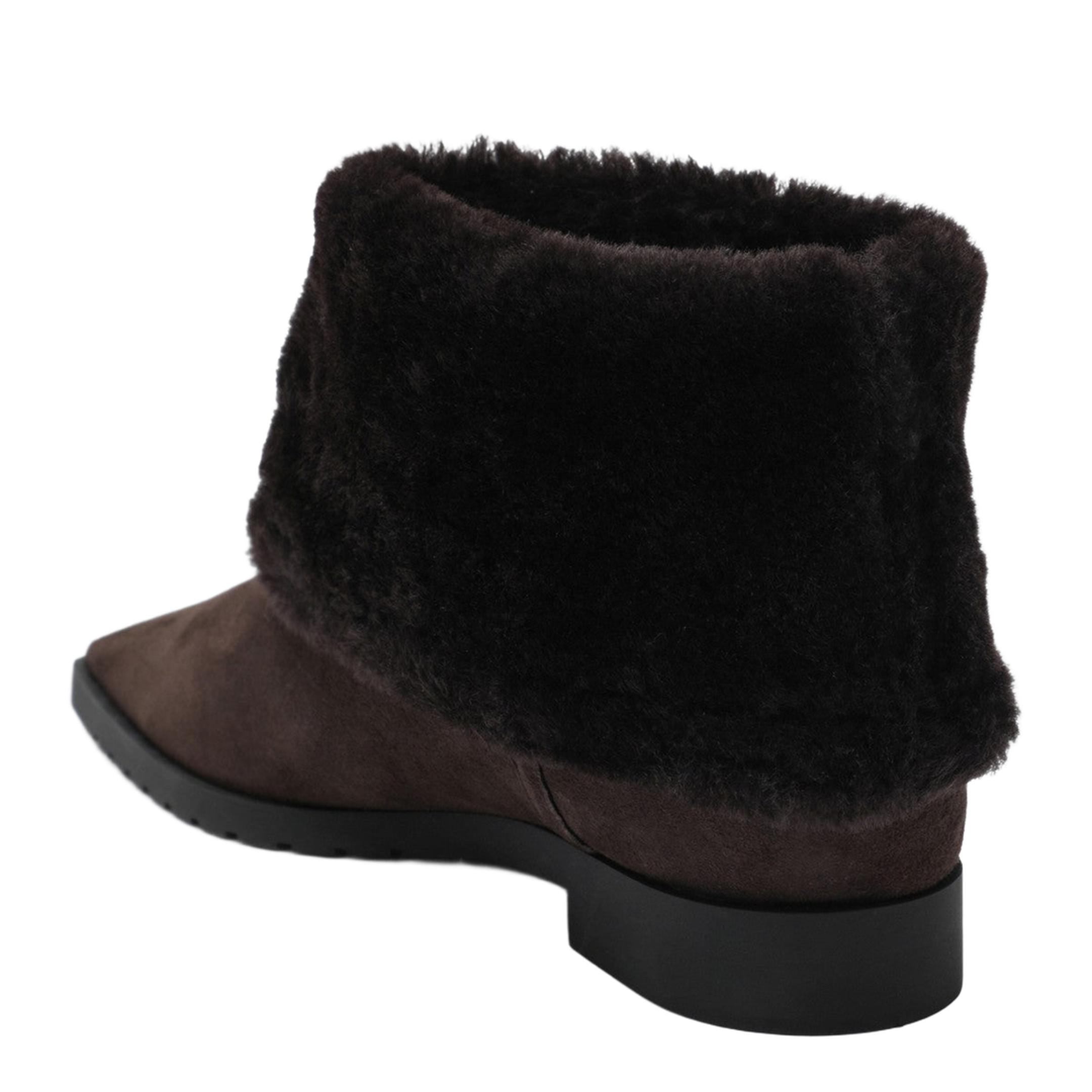 MAYFEYR - Toteme - Brown Suede And Shearling Ankle Boots - 254-WAS0255LE0116273