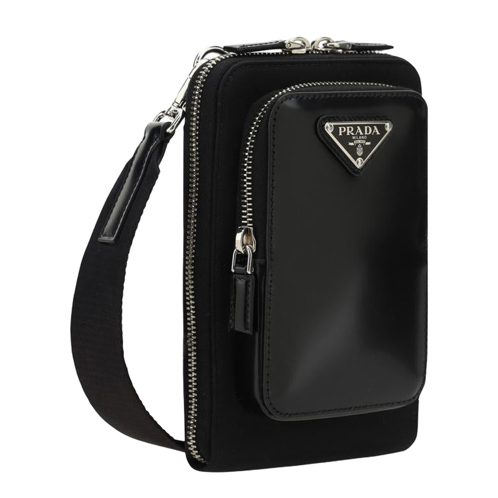 Triangle-Logo Panelled Smartphone Case