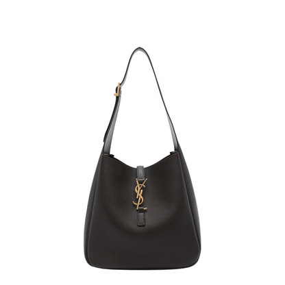 Le 5 À 7 Supple Small Grained Leather Shoulder Bag - Arabica