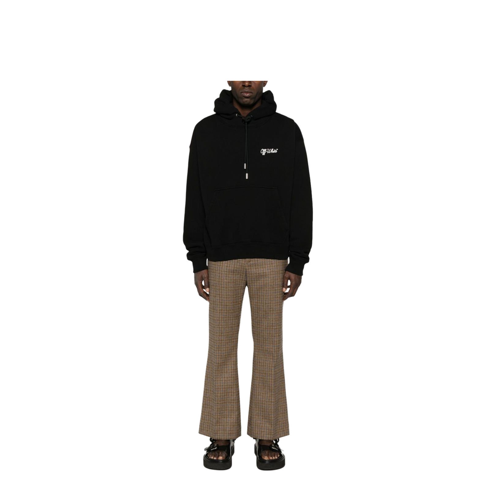 Script Skate Hoodie in Black