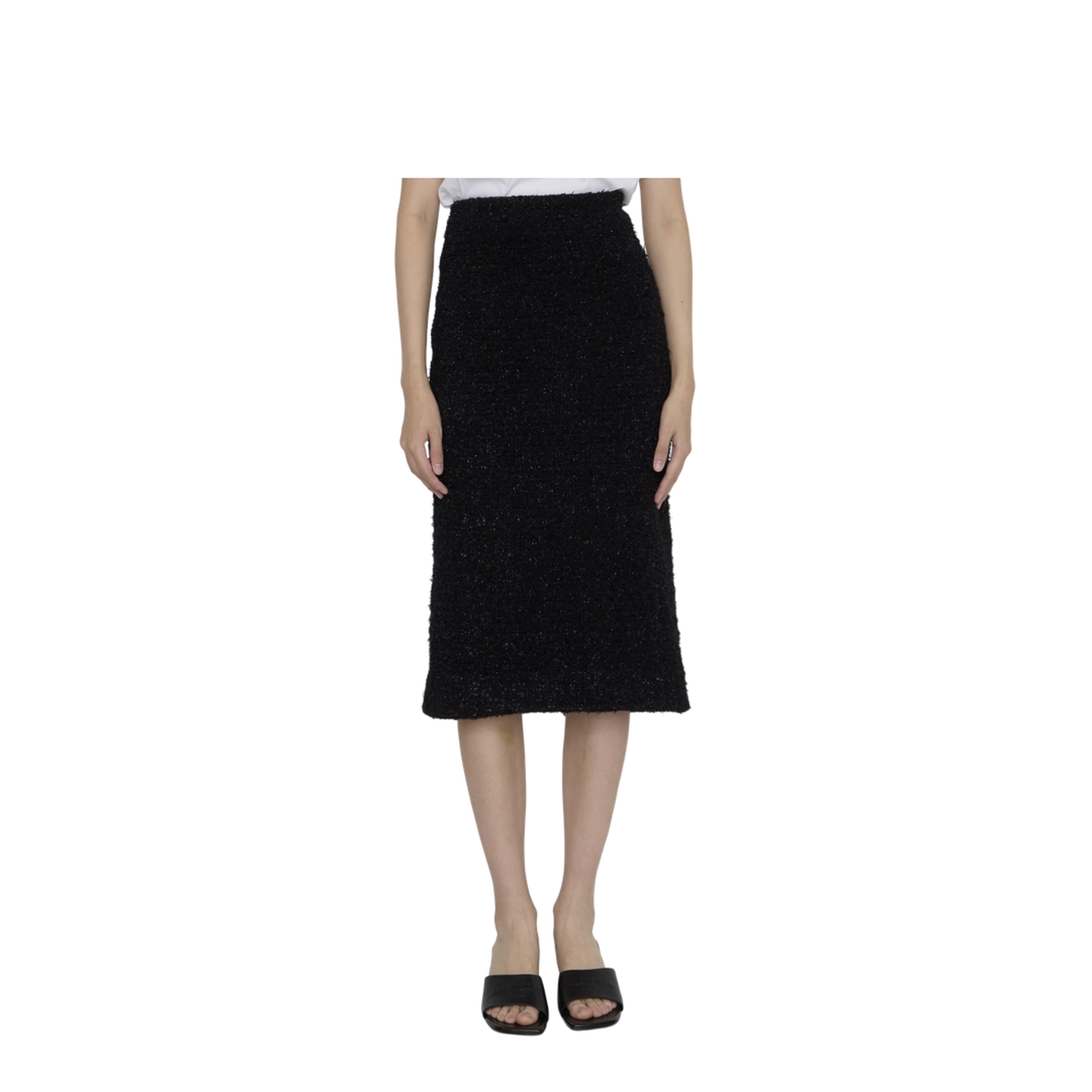 Tweed Midi Skirt