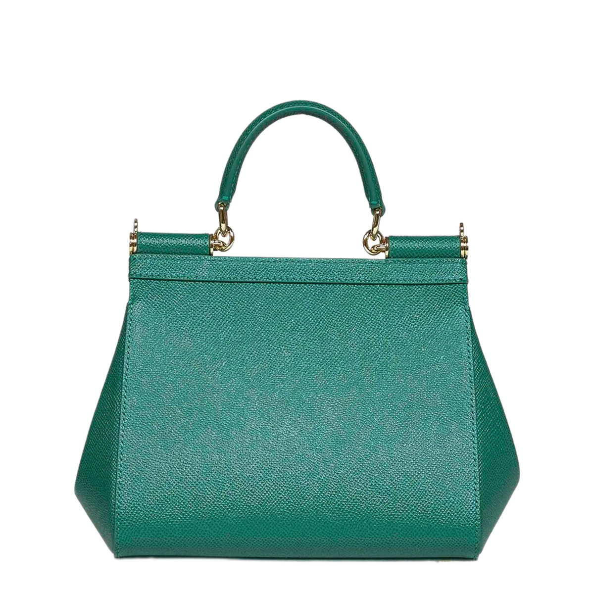 Sicily Medium Calfskin Handbag - Emerald Green