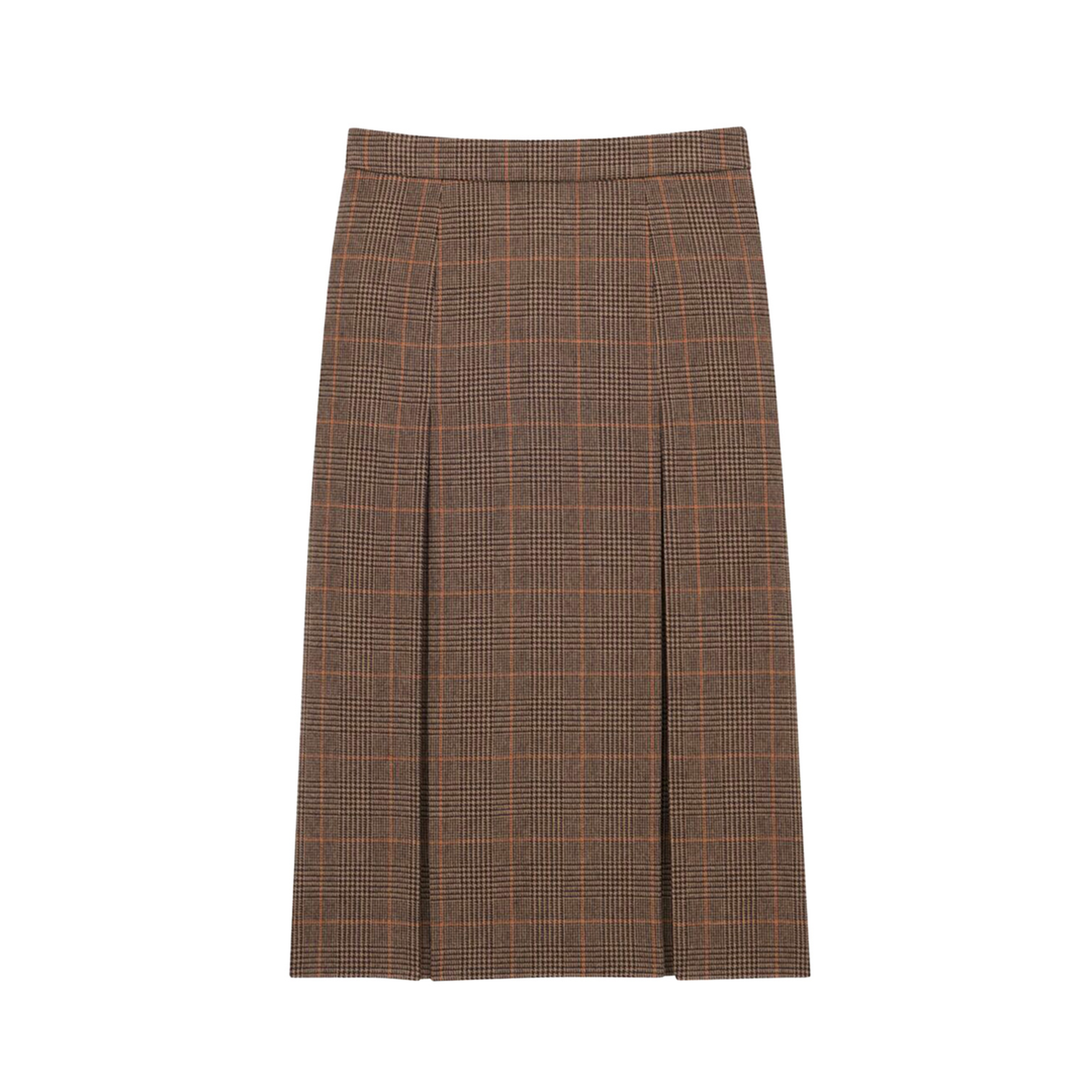 MAYFEYR -  - Midi Skirt In Wool And Cashmere Prince Of Wales - 831068Y3J45