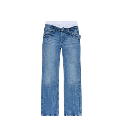 MAYFEYR - Alexander Wang - Boxer Detail And Drop Waistband Slim Fit Jeans - 4DC3264123400C