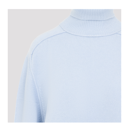 MAYFEYR - CARVEN - Cornflower Roll Neck Jumper - 6262K21179N318