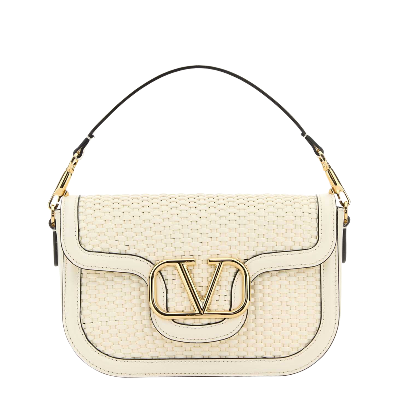 Ivory Leather Alltime Shoulder Bag
