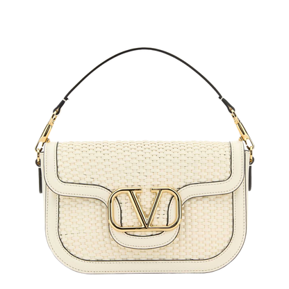 Ivory Leather Alltime Shoulder Bag