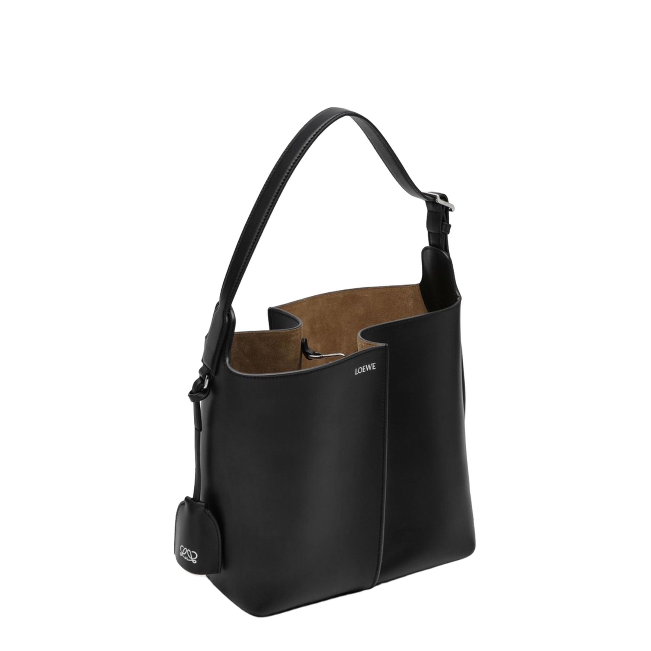Loop Hobo Medium Calfskin Hobo - Black