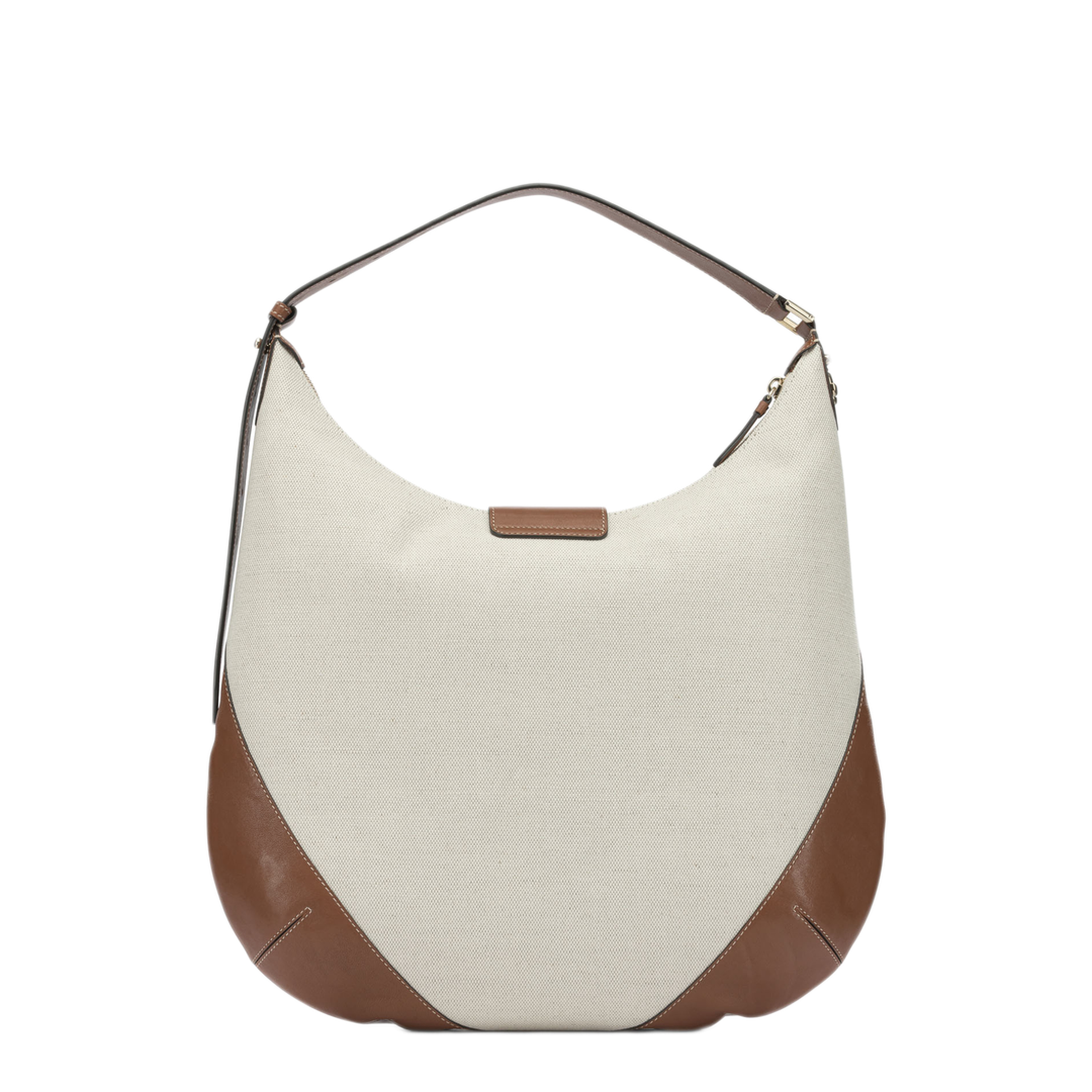 MAYFEYR - Jimmy Choo - Bar Hobo Large Shoulder Bag - BARHOBOMBVNNATURALTANSHINYGOLD