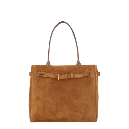 Audrey Medium Suede Tote Bag