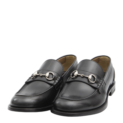 Loafer with Horsebit in Black Leather