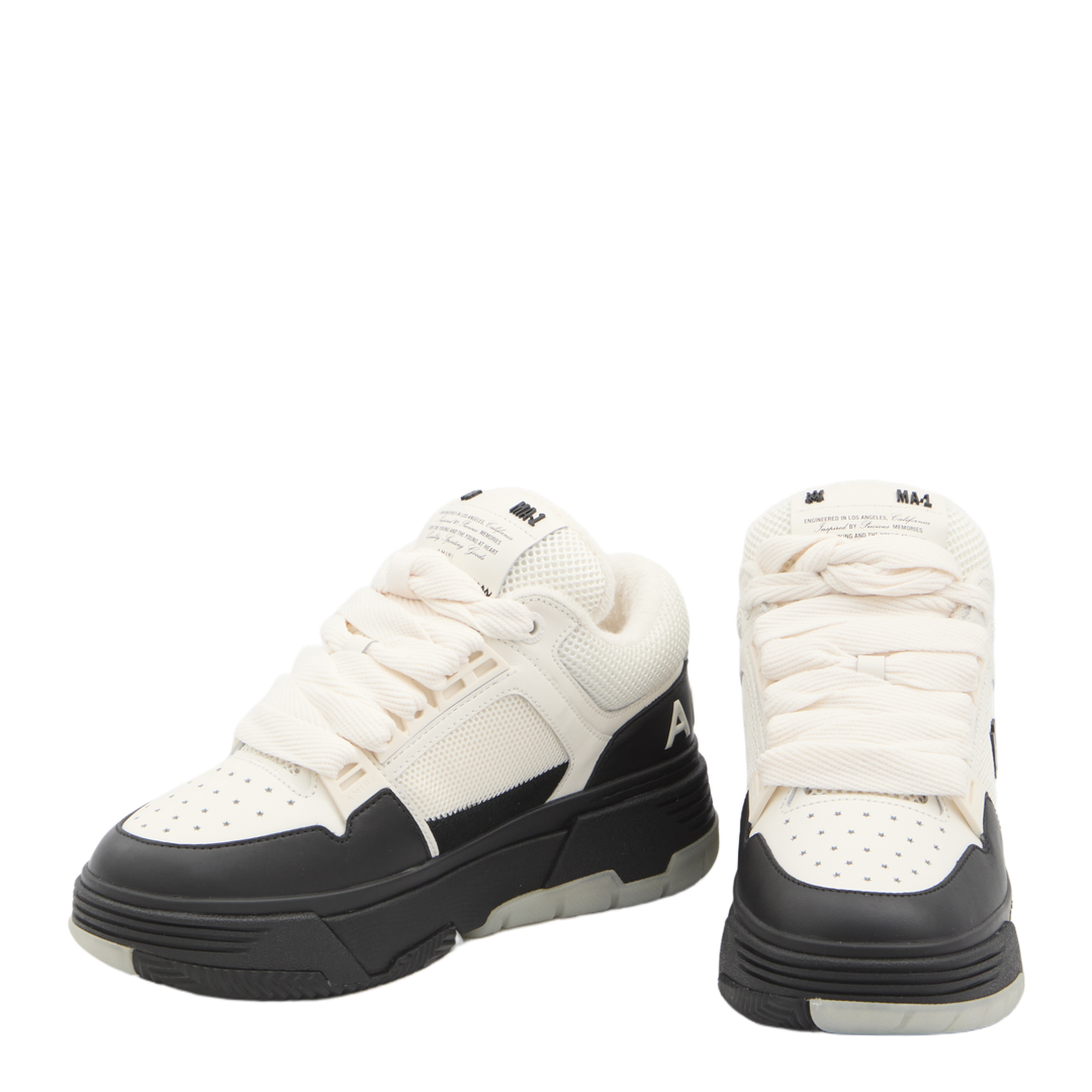 Sneakers MA-1 Panda New Tech Leather White