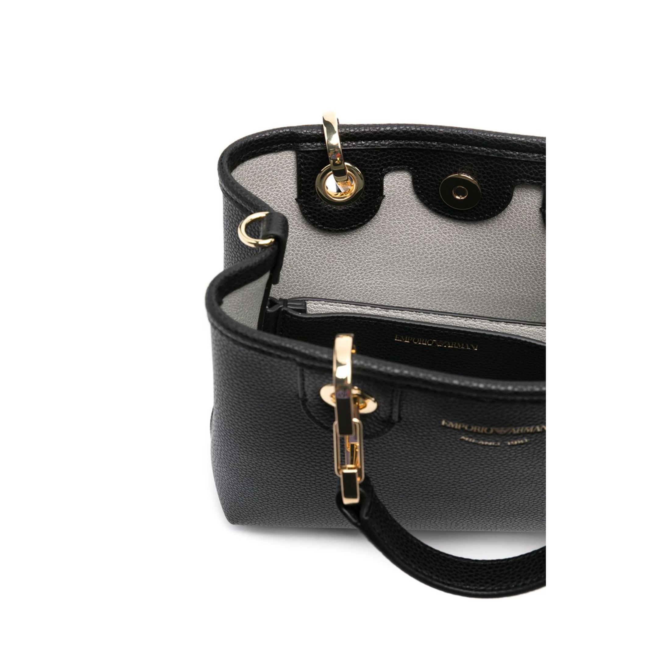 MyEA X-Small Polyurethane Shopping Bag - Nero