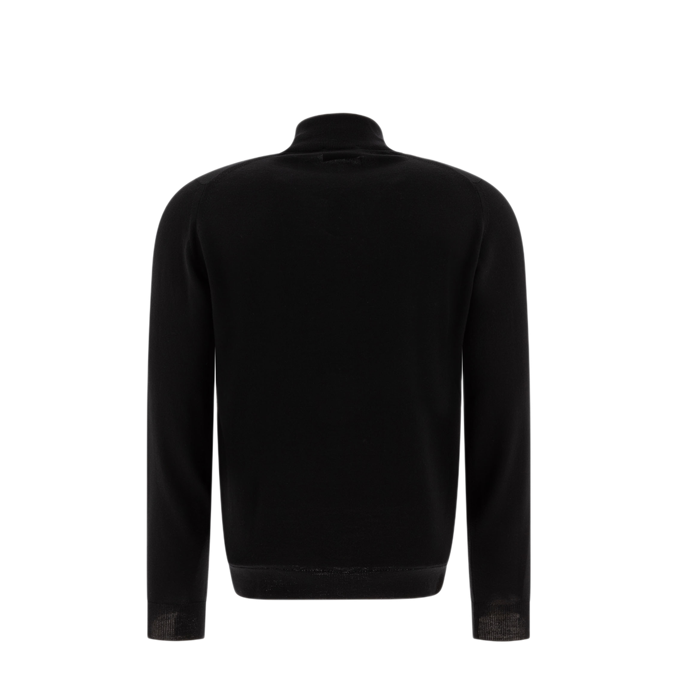 MAYFEYR - John Smedley - Merino Wool Tapton Half Zip Sweater - TAPTONBLACK