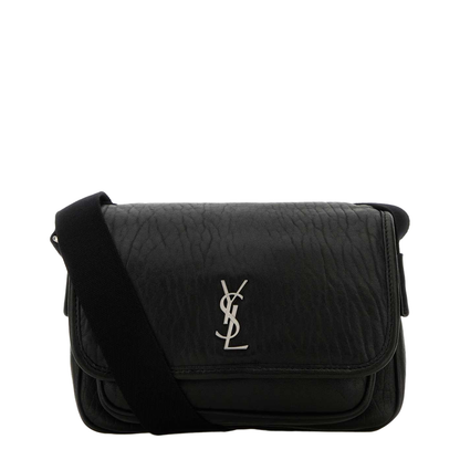 Niki Small Leather Crossbody Bags - Black