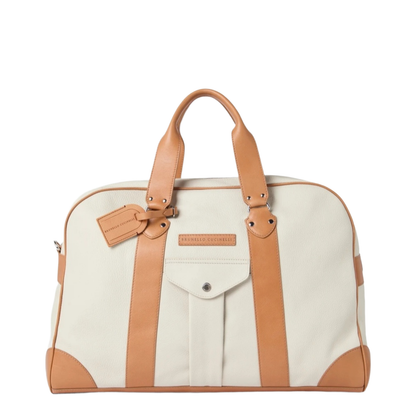 Grained Calfskin Street Bag in Ivory