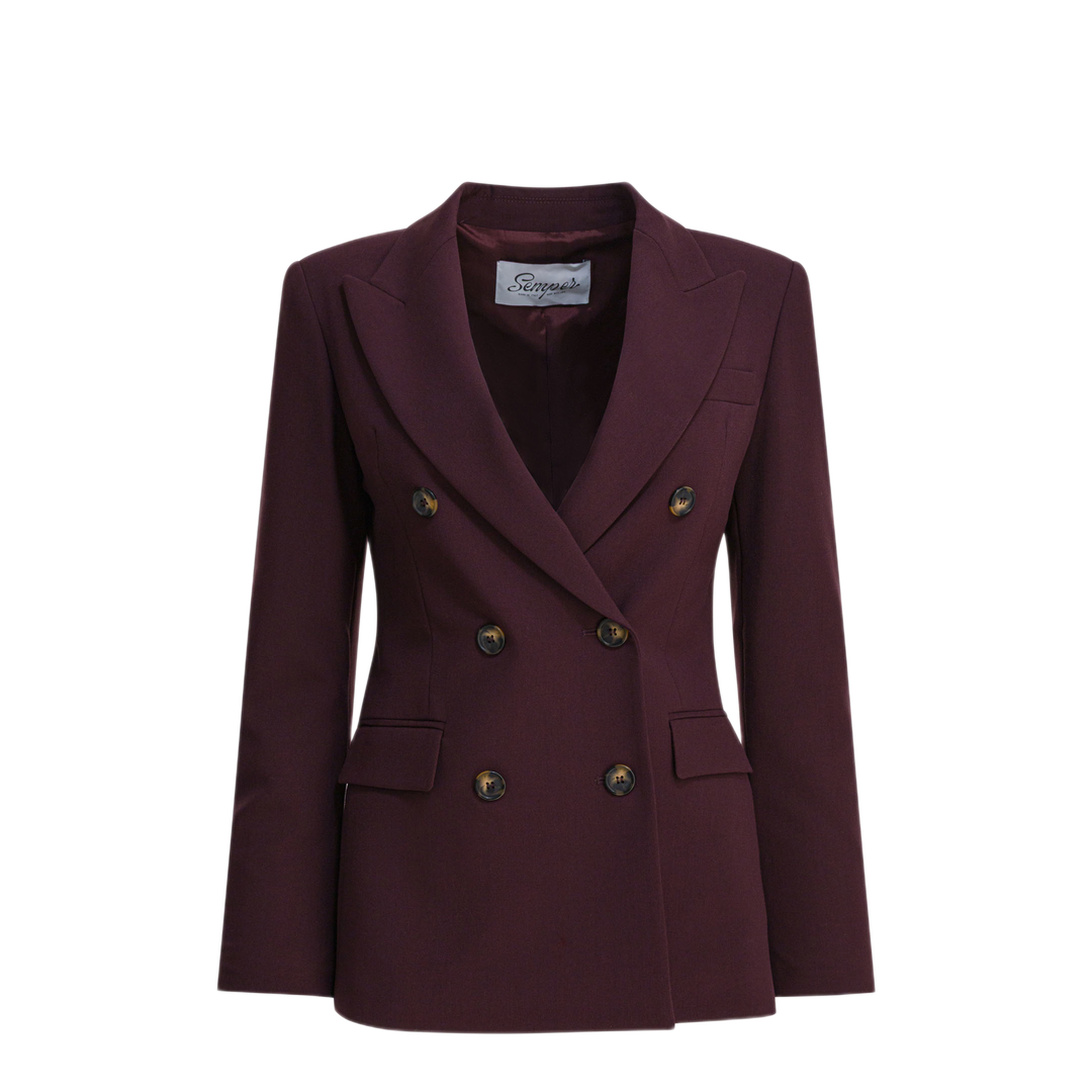 MAYFEYR - Semper - Double Breasted Blazer - 38772733P120VINO