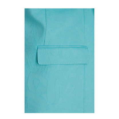 Blazer in Aquamarine Color