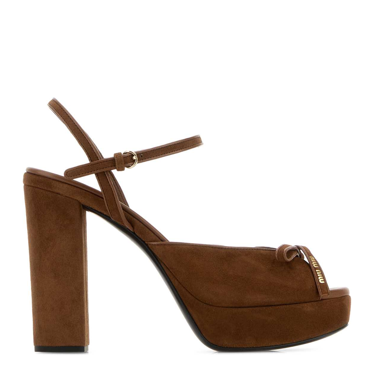 MAYFEYR - Miu Miu - Brown Suede Sandals - 5XP909F110008F0316