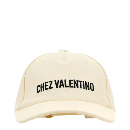 Cotton Baseball Cap Ivory