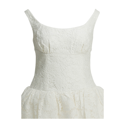 MAYFEYR - Self Portrait - Lace Flared Dress - AW25088SAWWHITE