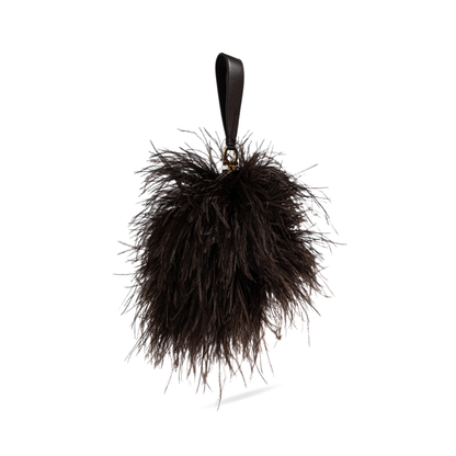 MAYFEYR - Ferragamo - Ostrich Feather Bag - 21A673CLUTCH796620TMORO
