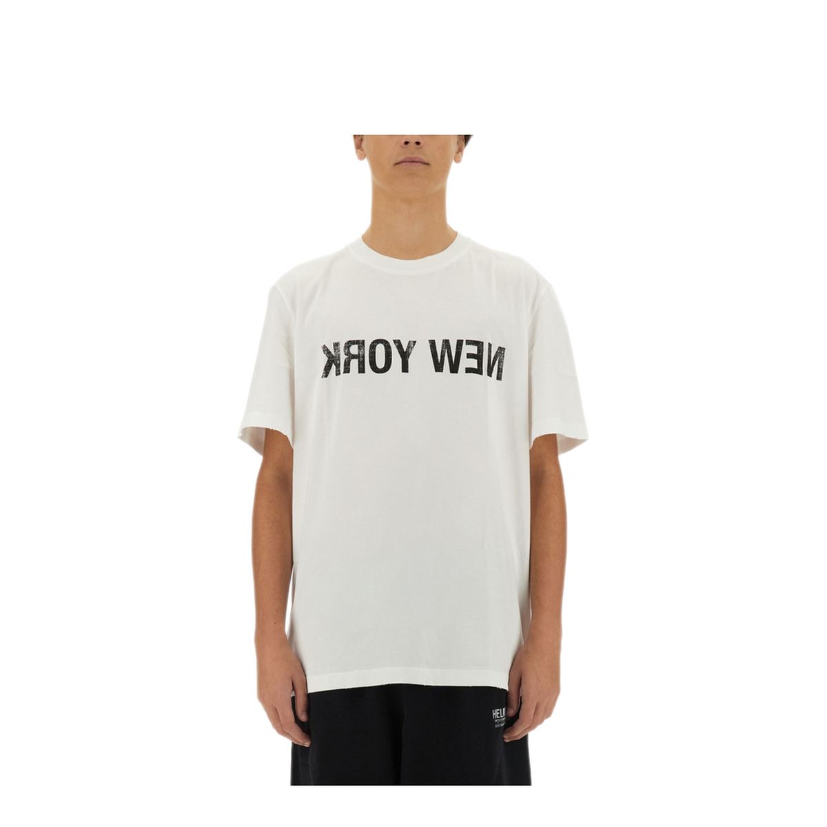MAYFEYR - HELMUT LANG - Regular Fit Logo T Shirt - O06HM512100