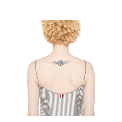 MAYFEYR - Thom Browne - Striped Pleated Minidress - FDSF09AF0819035