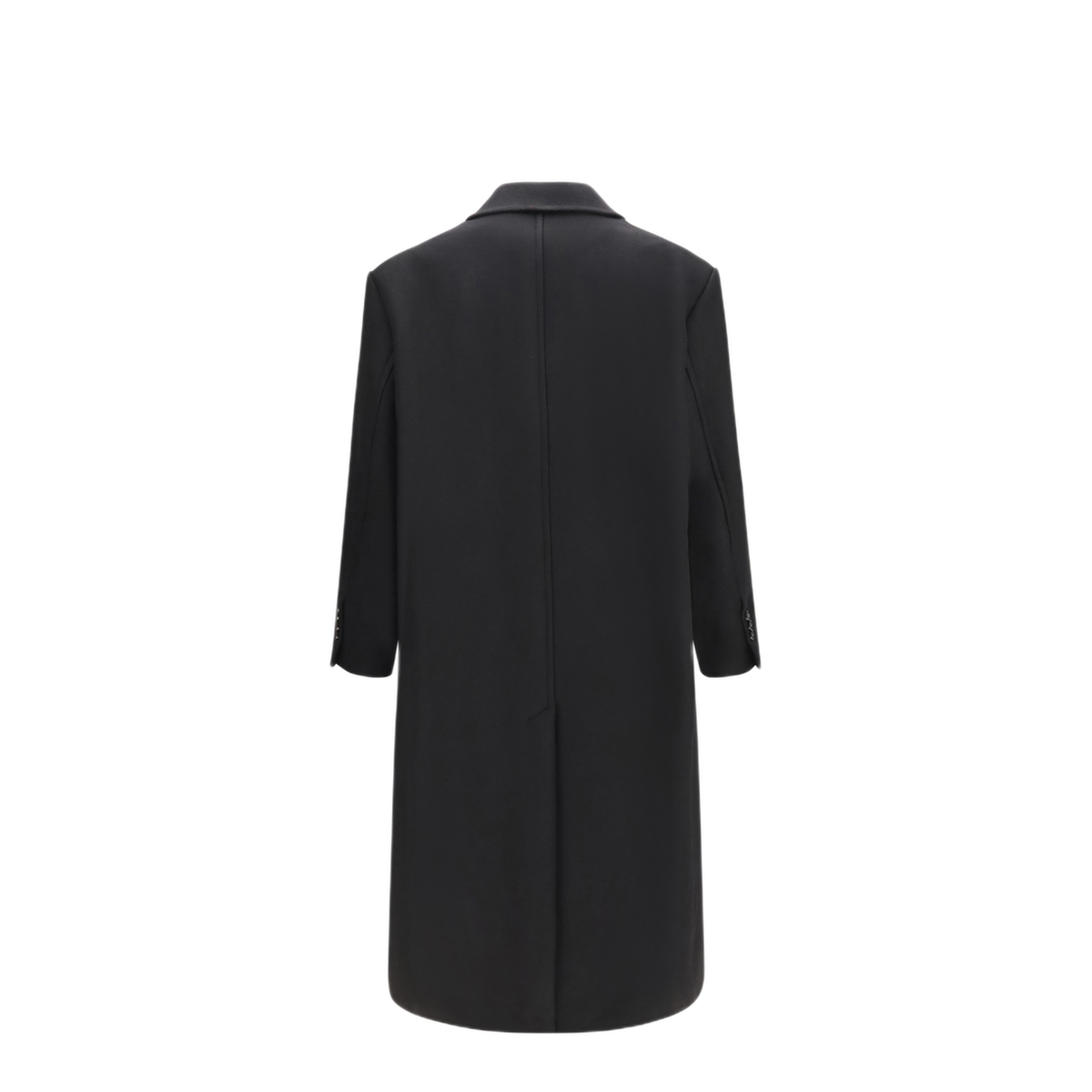 Long Double Breasted Wool Coat