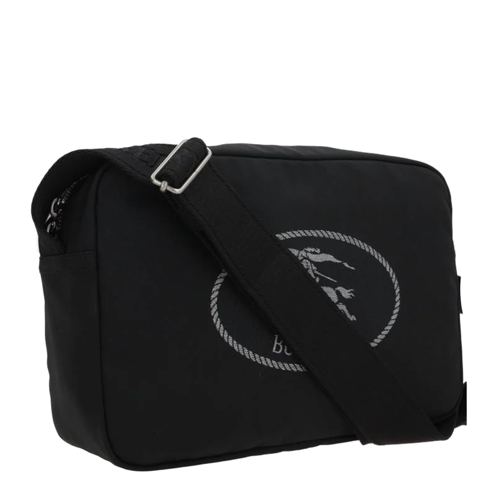 Black Nylon Crossbody Bag