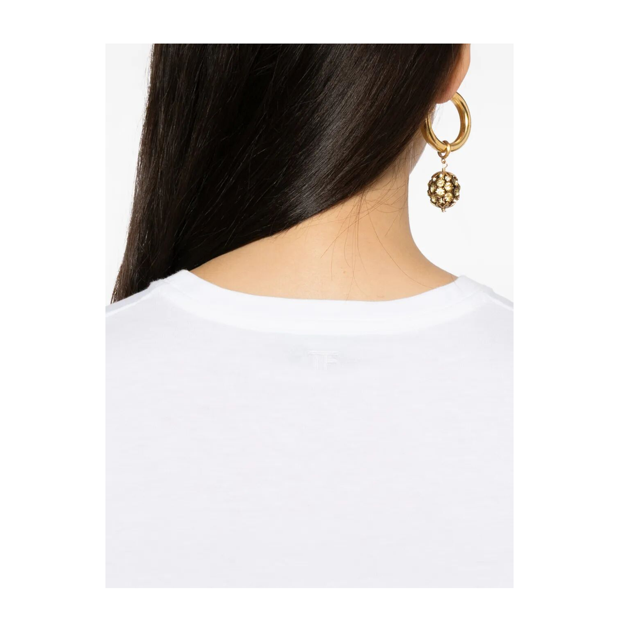 MAYFEYR - Tom Ford - Cotton T-Shirt With Logo Embroidery - TSJ629JEX180