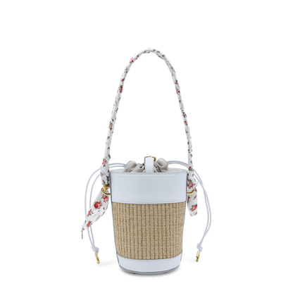 Capri Raffia Bucket Bag - Multicolor