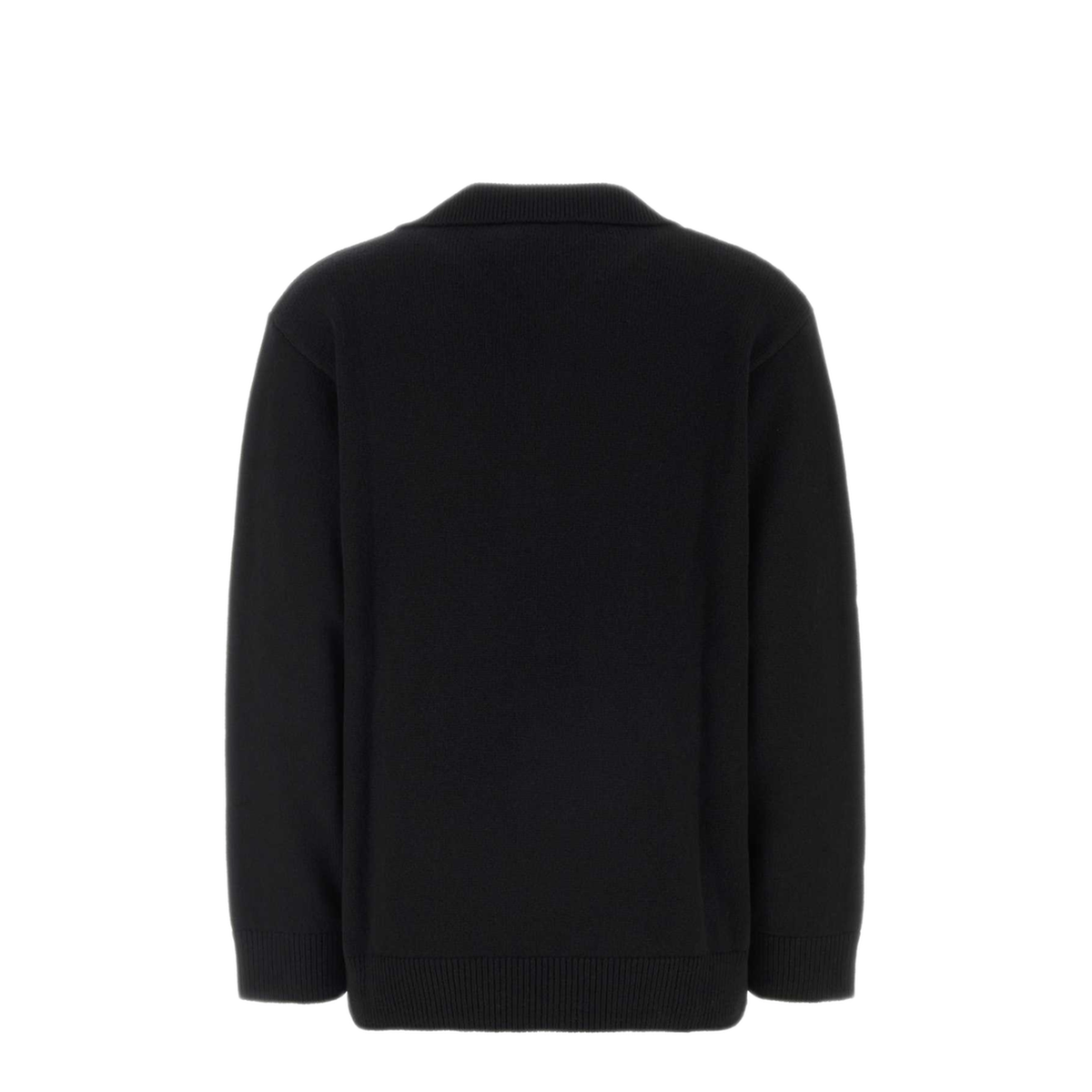 MAYFEYR - Valentino - Black Cashmere Polo Shirt - 9B3KC75GAEW0NO