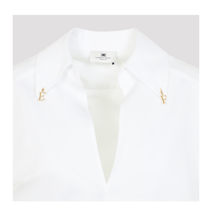 MAYFEYR - Elisabetta Franchi - Popeline Shirt - CA19366E2100