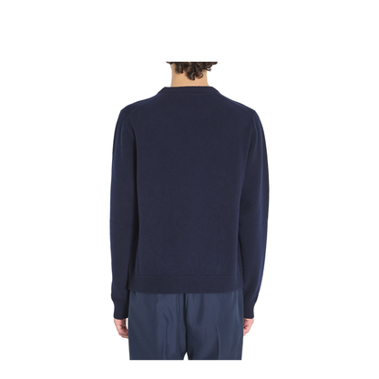 Midnight Blue Wool Sweater