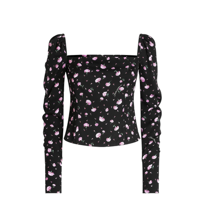 MAYFEYR - Dolce & Gabbana - Carnations-Print Silk Top - F7BH8TFSA8M