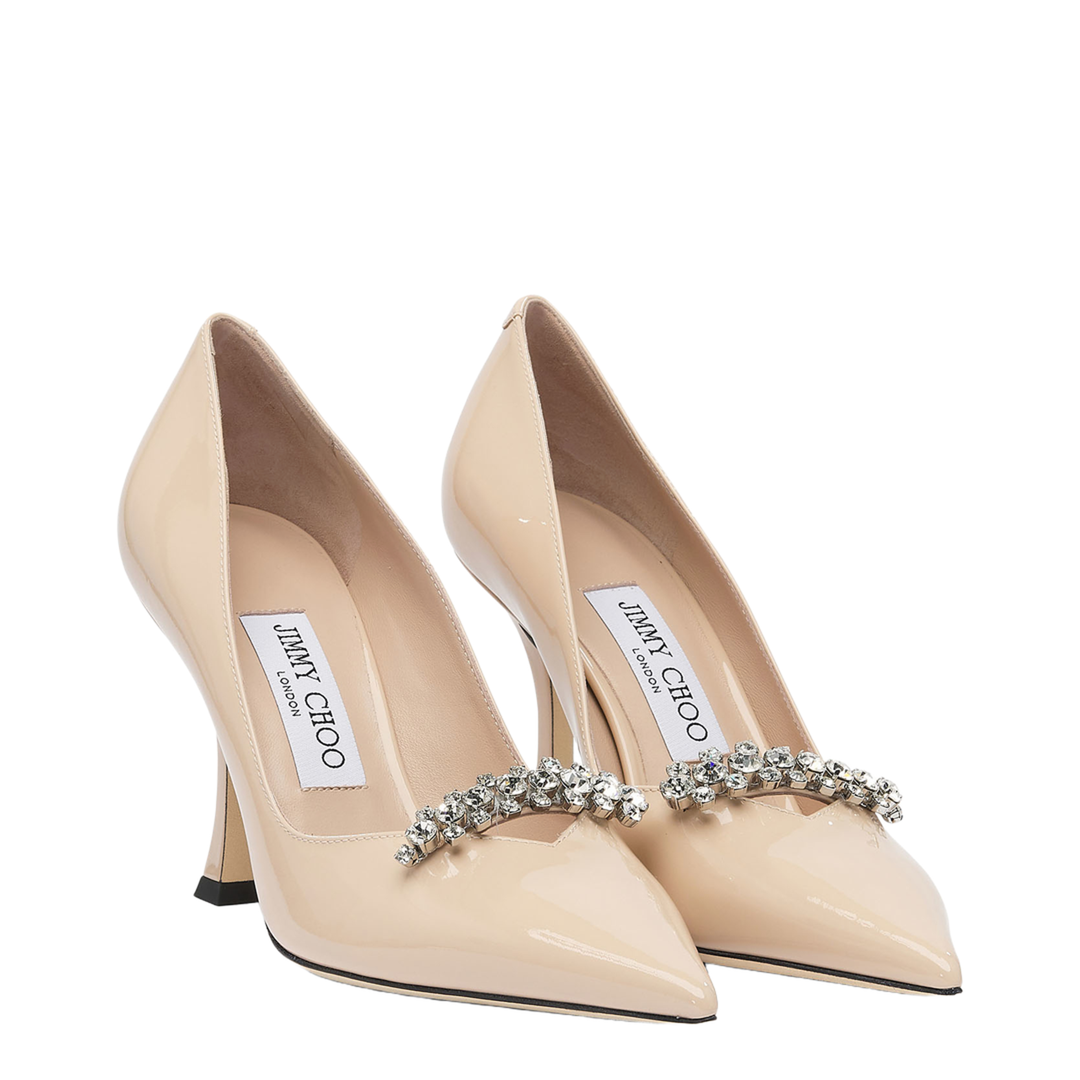 MAYFEYR - Jimmy Choo - "Belinda 90 Mm" Pumps - BELINDAPUMP90PATMACARON