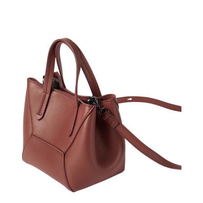 Women's Handbag Silk Nylon Brown