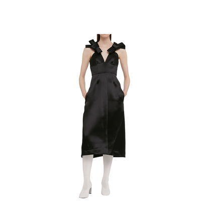 Satin Midi Dress