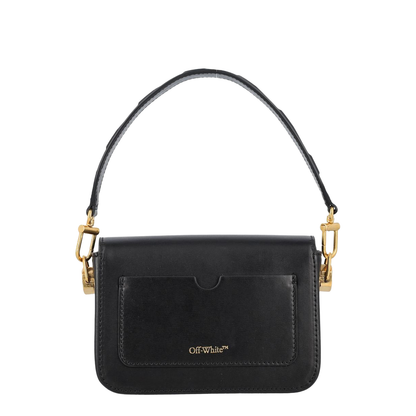 Plain Binder Beige Leather Crossbody Bag