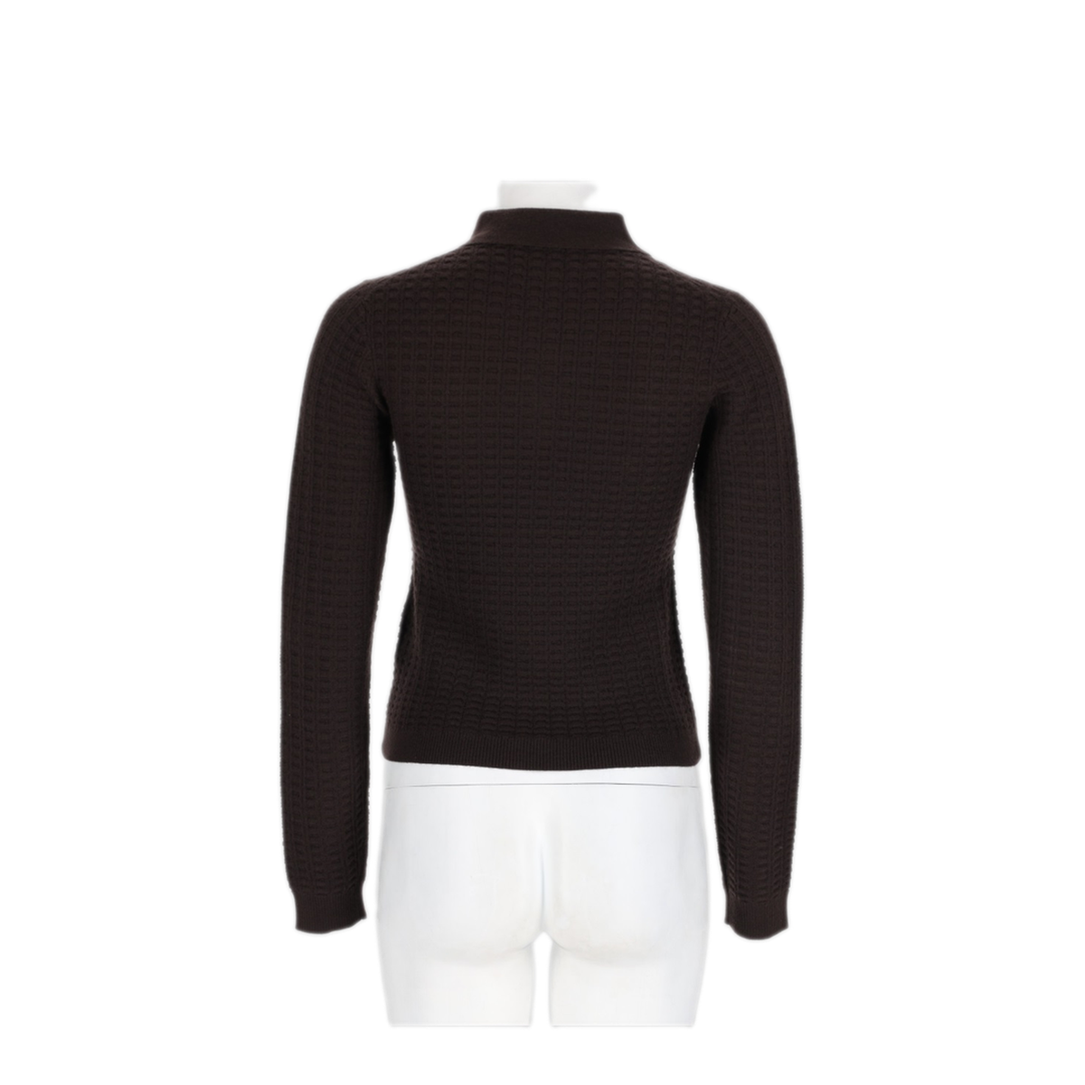MAYFEYR - Guest In Residence - Shrunken Waffle Cashmere Sweater - W46111WFBURNTCOCOA